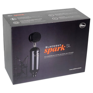 Blue Blackout Spark SL Studio Condenser Recording Microphone+Audio Technica Boom