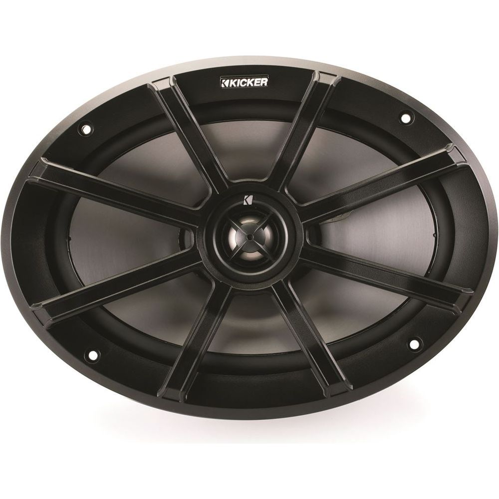 (2) kicker PS69 6x9" 360° Degree Swivel Chrome Surface Mount Boat Speakers