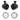 Pair Kenwood KFC-1633MRW 6.5" Marine Boat Speakers+(2) Black Wakebaord Speakers