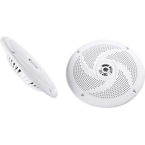 Pair Rockville RSM65W 6.5" 320 Watt Waterproof Shallow Slim Marine Boat Speakers