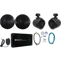 RMC80B 8" 800W Marine Speakers+RWB70B Wakeboards+Amplifier+Amp Kit