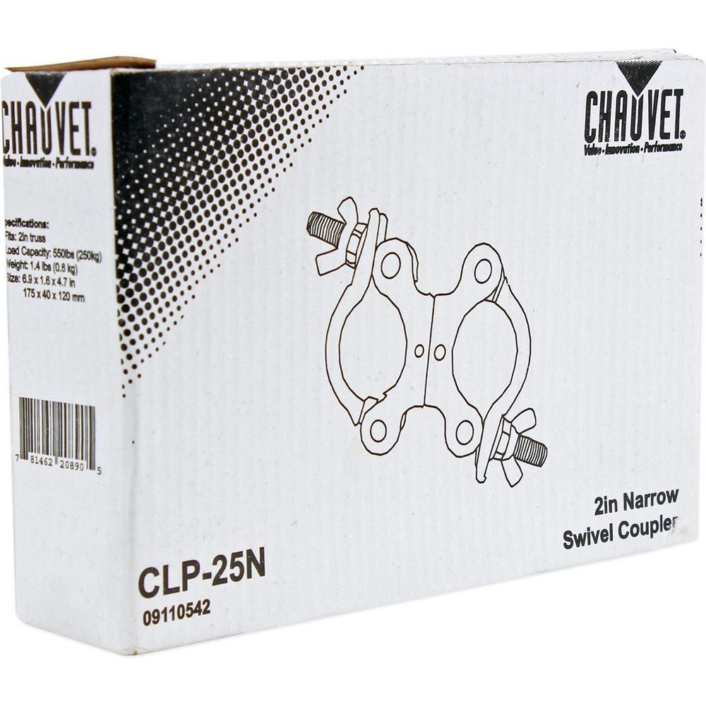 (8) CLP-25N Narrow Heavy-Duty Lighting Clamps