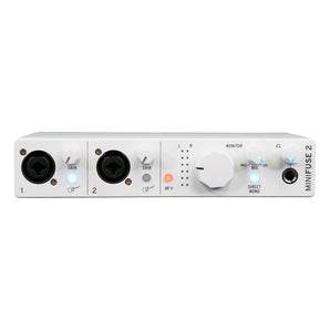Arturia Minifuse 2 White 2x2 USB MIDI Audio Recording Interface+Software