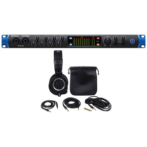 Presonus STUDIO 1824C 18x18 USB-C Audio Recording Interface+ATH-M50X Headphones