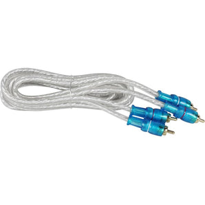 Rockville MRCA6 6 Foot Twisted Pair Marine/Boat RCA Cable 100% Copper, Split Pin
