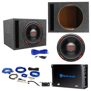 Boss Audio AR120DVC 12" 1600w DVC Subwoofer+Vented Box+Mono Amplifier+Amp Kit