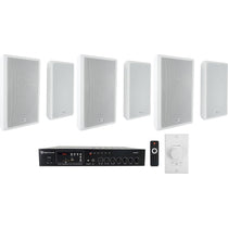 RCS80-1 + Rock Slim 70W 6-Pack + VOL70100 White