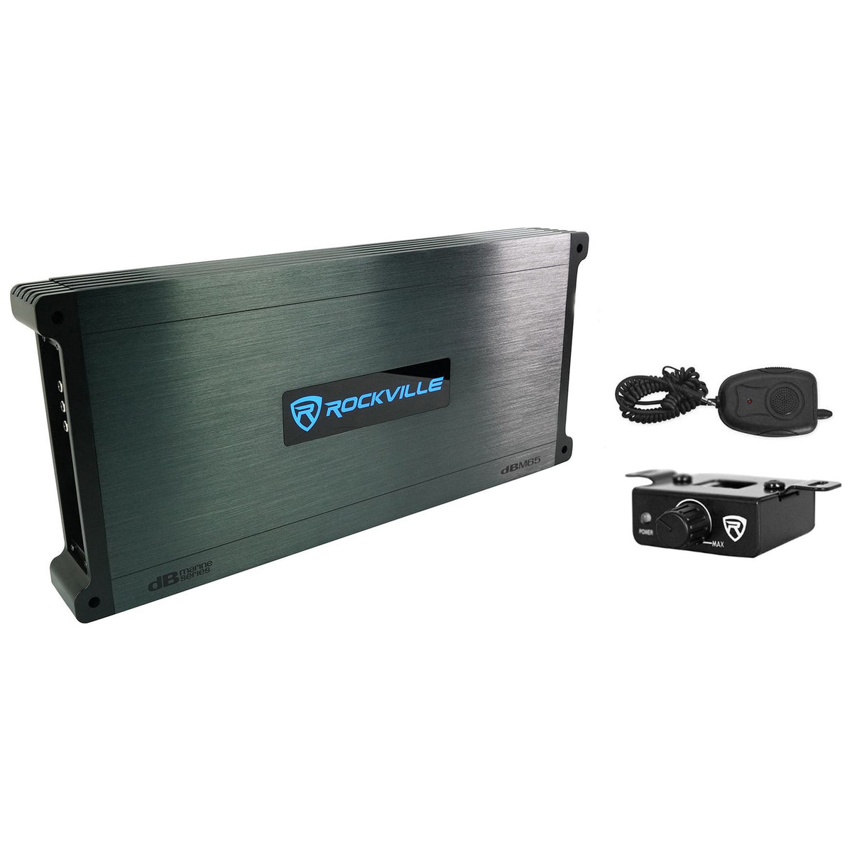 (6) RWB70B Black 6.5" Marine Wakeboard Swivel Speakers+Amp+Receiver