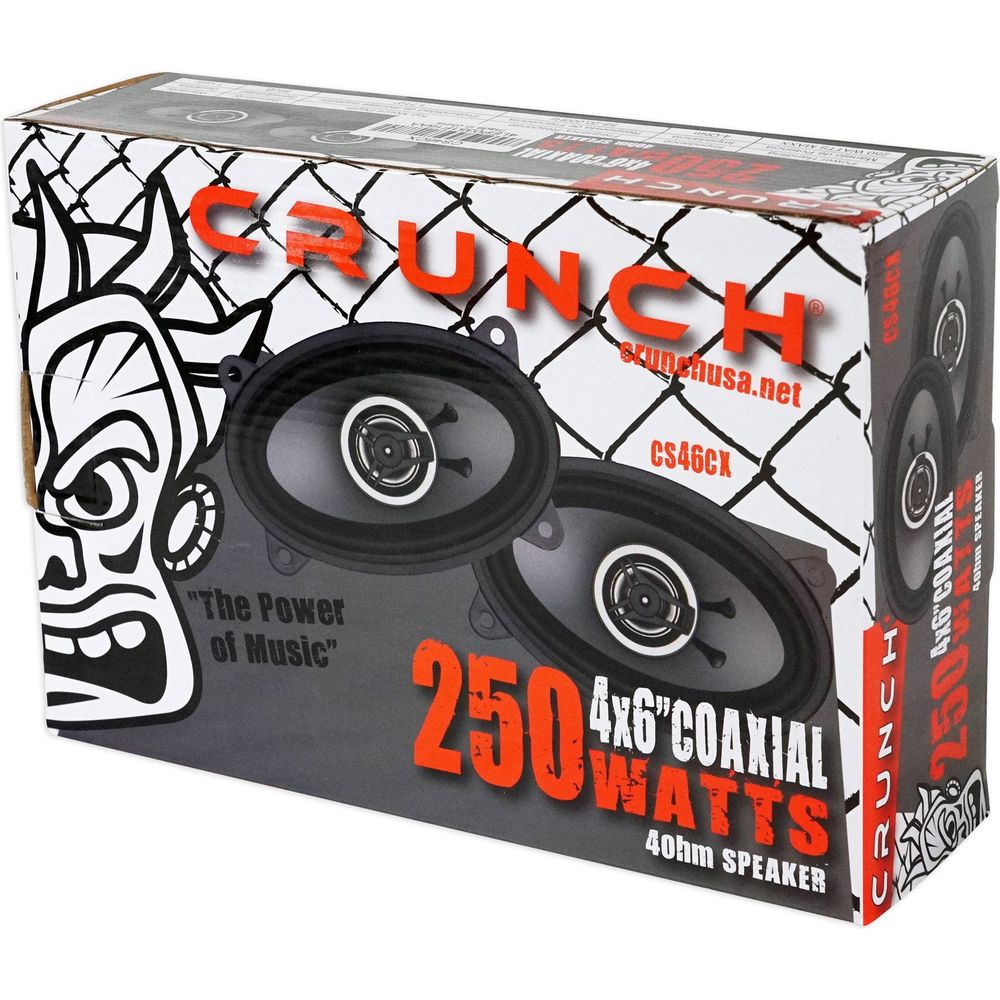 CS46CX Front Speaker Replacement Kit For Jeep Wrangler YJ 1987-1995