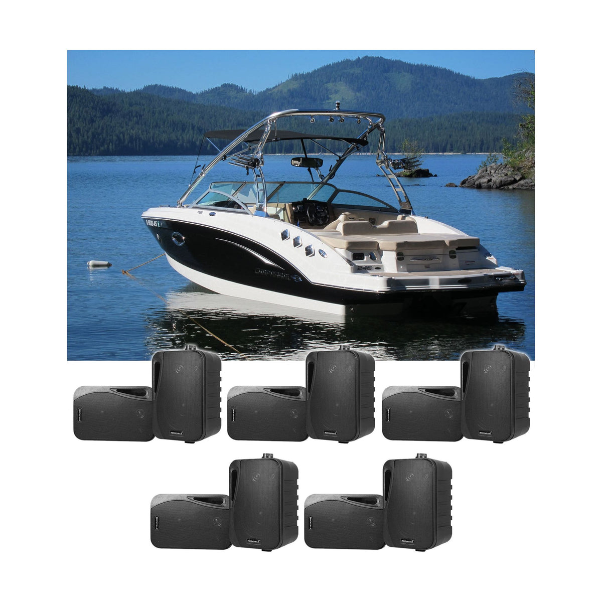 HP4S BK Boat 5-Pair