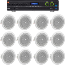 VMA260 8-Input Amplifier + (12) JBL 8124 4" Ceiling Speakers