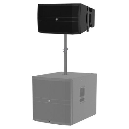 (2) DRM12A-P 2000W Passive PA Speaker Bundle with Powered Mixer & Stands