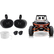 (2) 6x9" Black Rollbar Speakers For Polaris/JEEP/ATV/UTV/RZR/CART