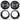 1998-2013 Harley Davidson FLHT FLHTC Kenwood 6.5" Speaker Replacement Kit