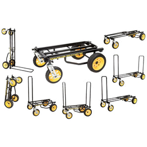 RocknRoller R12RT R12 500lb Capacity DJ PA Transport Cart+Equipment Bag+Deck