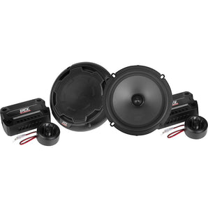 Pair MTX THUNDER61 6.5" 360w Car Component Speakers+Pair 6.5" Coaxial Speakers