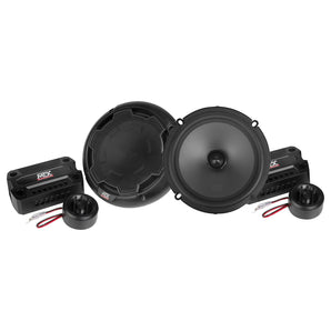 Pair MTX THUNDER61 6.5" 360w Car Audio Component Speakers w/Multi-Mount Tweeters