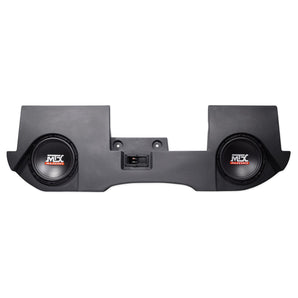 Dual 10" MTX Subwoofers+Sealed Enclosure Box For 2002-16 Dodge Ram Quad/Crew Cab