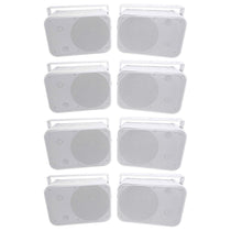 (8) HP65S-8 6.5" Outdoor/Indoor Home Theater Speakers + Swivel Brackets