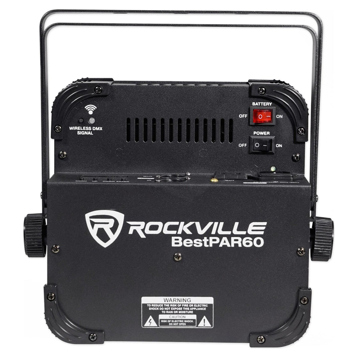 (4) BEST PAR 60 Rechargeable Wash Lights w/Wireless DMX Controller