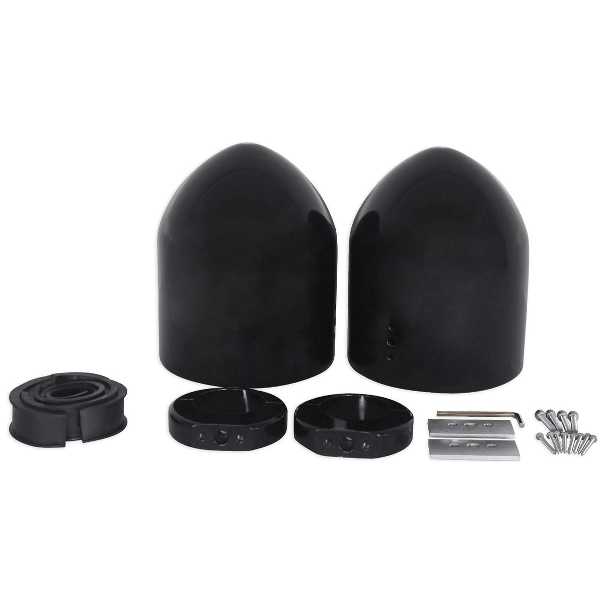 NF1-116 6.5" Speakers + MAC65B Black Aluminum Pods for RZR/ATV/UTV