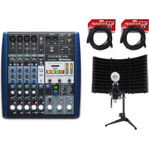 StudioLive AR8 8-Channel USB Mixer with Microphone, Isolation Shield and Cables