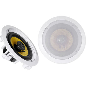 Rockville 1000w Home Theater Bluetooth Receiver+(2) In-Ceiling 6.5" LED Speakers