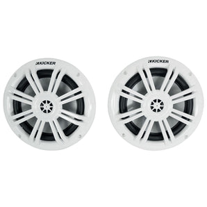 Pair Kicker 12KM60 6.5" 150 Watt Peak/50 Watt RMS Marine Boat Speakers