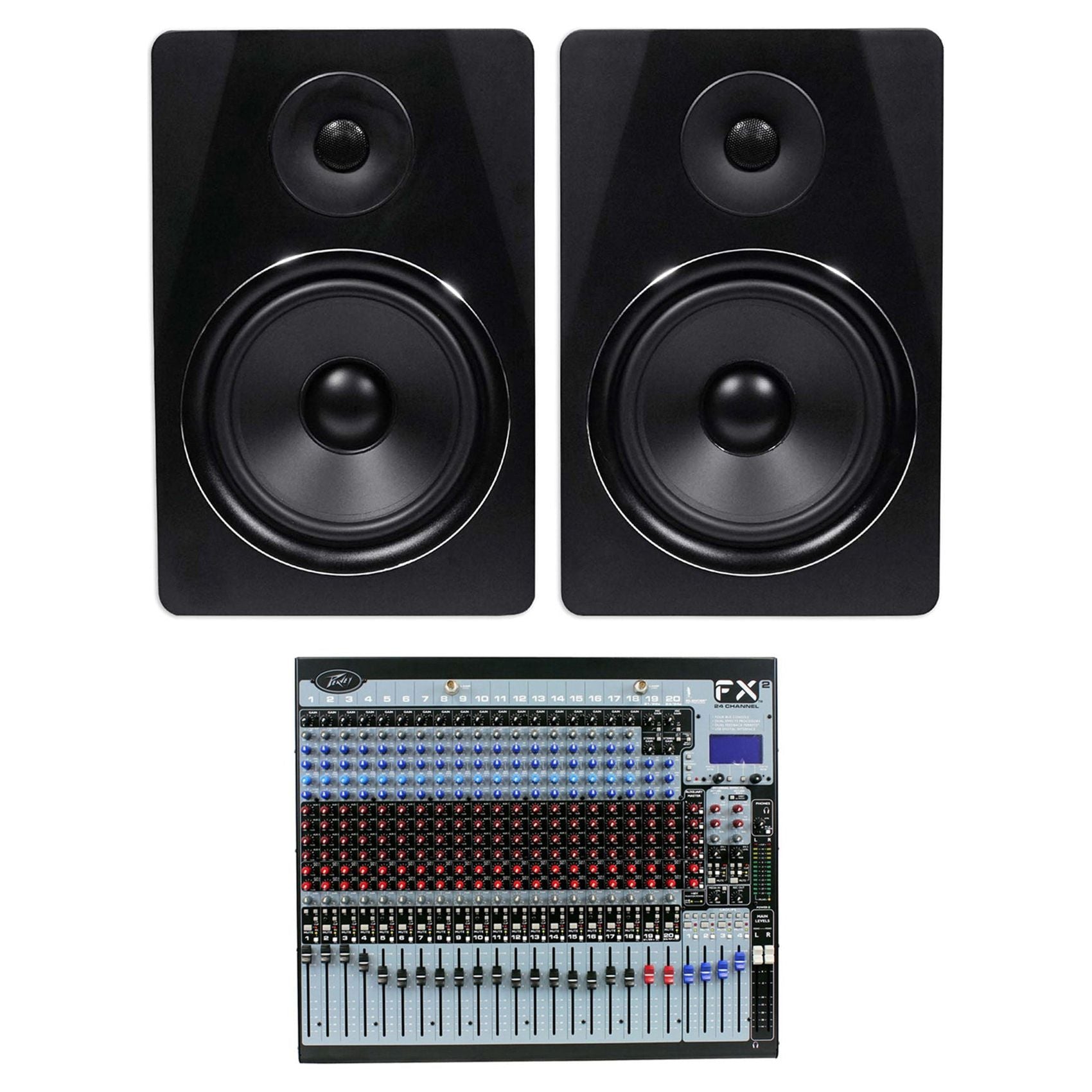 Peavey FX2 24 24x4x2 Mixer w/ 2 USB Ports+Dual DSP FX Engine+(2) Studi ...