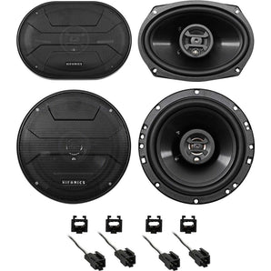 Hifonics Front+Rear Speaker Replacement Kit For 2003-2005 Dodge Ram 2500/3500