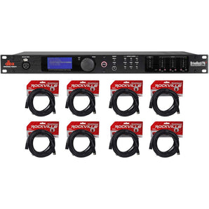 DBX DriveRack PA2 Sound Signal Processor Speaker Manage System+(8) XLR Cables