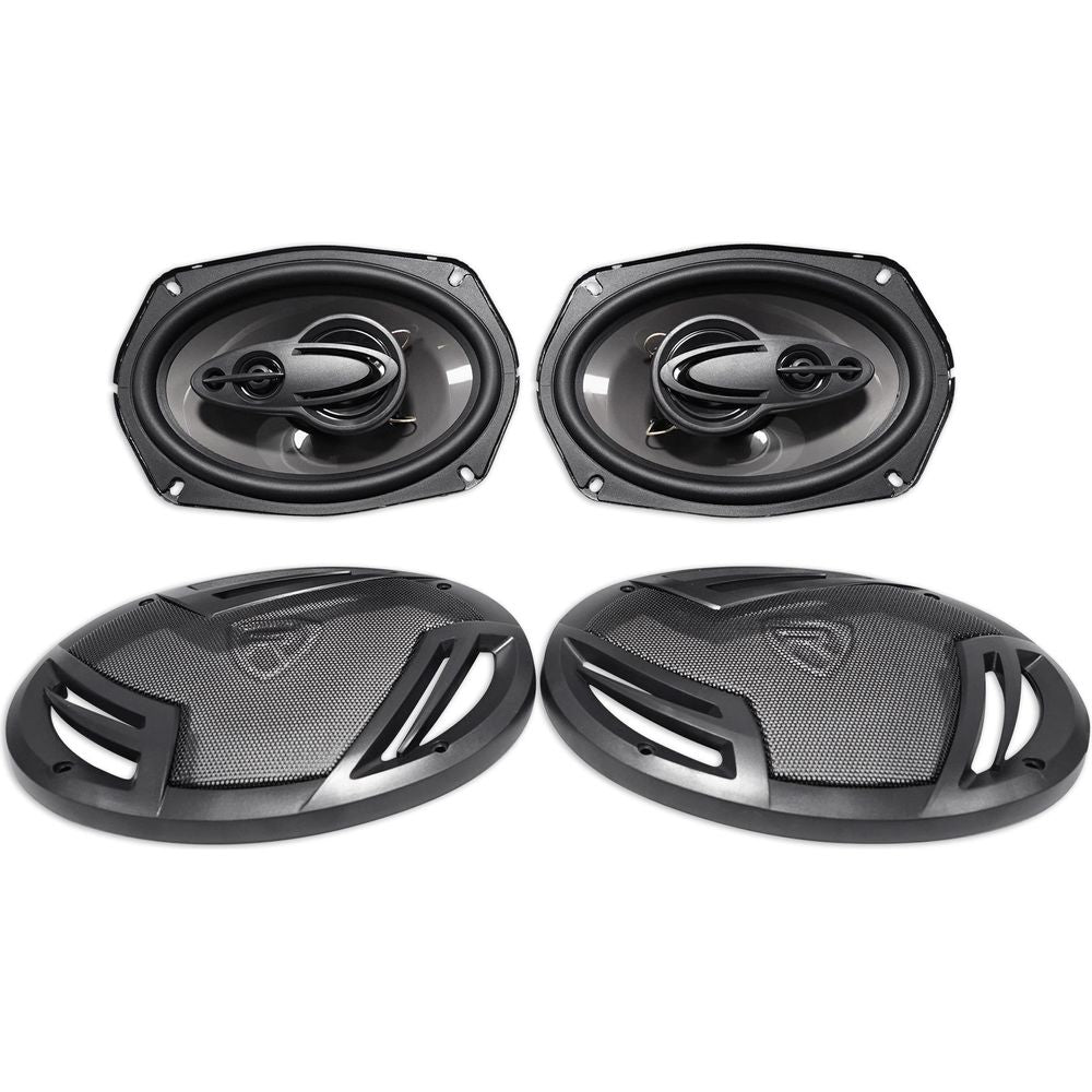 Rockville Rear Factory Speaker Replacement For 94-96 Chevrolet Chevy Impala SS