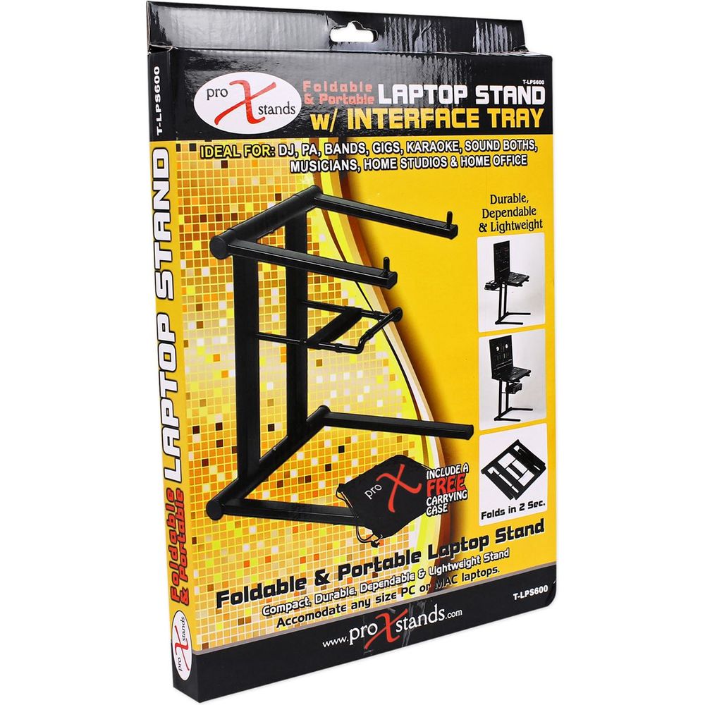 T-LPS600 Folding DJ Laptop Stand