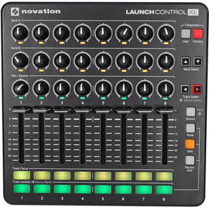 Novation Launch Control XL MIDI USB Ableton Live Controller + Samson Headphones