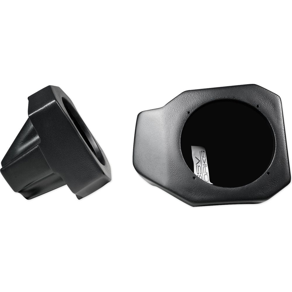 6.5" Rockville Speakers in Kick Panel Enclosures for Ranger XP1000