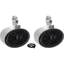 MAC69S Polished 6x9" Tower Speaker Pods 2-Pack + MAC360C Swivel Clamps Bundle
