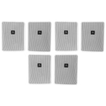 Control 25-1-WH 5.25" Wall Speakers, 6-Pack