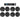 Rockville 6-Zone 70v Amplifier+8) 6.5" 2-Way Black Ceiling Speakers 4 Restaurant