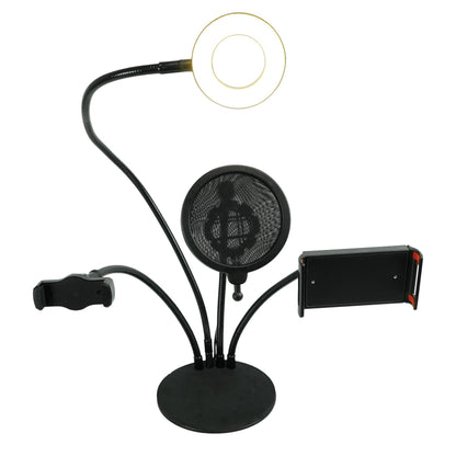 Conference Room/Work From Home Desk Light w/Mic + Phone + Tablet Stand