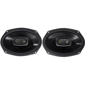 (2) Polk Audio 6x9" 450w 360° Swivel Black Aluminum Wakeboard Tower Speakers