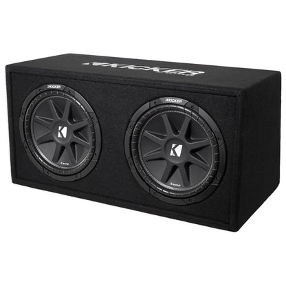 43DC122 Dual 12" Loaded Enclosure with ROCK EVERYWHERE Bluetooth Speaker