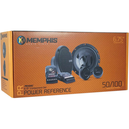 Memphis Audio PRX60C 6.5" 100 Watt Component Car Speakers w/Crossovers