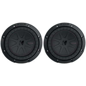 (2) Kicker 48CWR82 COMPR8 8" 1200w DVC 2-Ohm Car Audio Subwoofers Subs CWR8-2