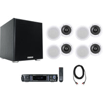 RPA60BT 8-Pack + Rock Shaker 10 Subwoofer Bundle