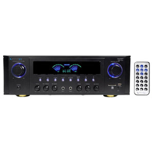 Technical Pro RX45BT Home Theater Receiver, Bluetooth USB/SD Bundle with 10 Band Eq & Remote