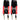 2 Hosa HSX-005 5 Foot Rean 1/4" TRS To XLR 3 Pin Male Speaker Cables