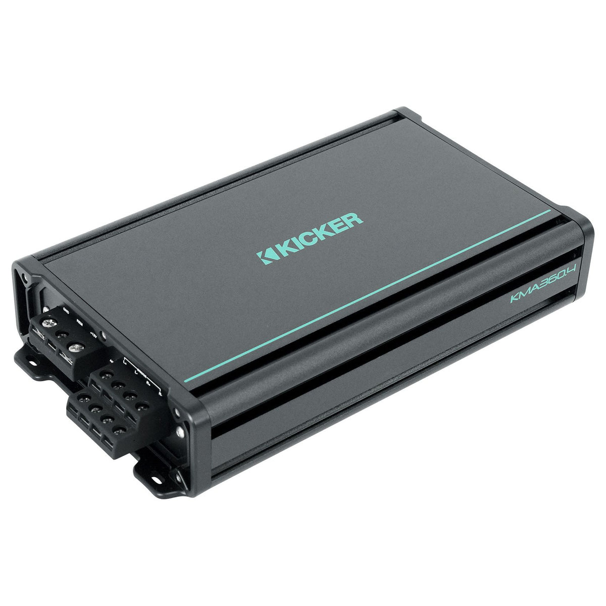 KICKER 48KMA3604 360 Watt 4-Channel Marine Amplifier Boat Amp KMA360.4