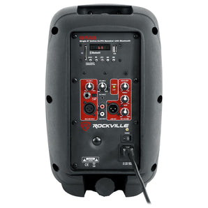 Rockville Pro Powered 8" Karaoke Machine/System 4 ipad/iphone/Android/Laptop/TV