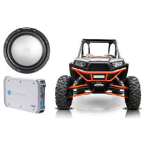 45KMF104 Subwoofer with RXM-T1 Amplifier for Polaris RZR, ATV, UTV, Cart
