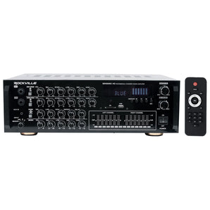 Rockville SingMix 45 1000w Powered Karaoke Mixer Amplifier w/Bluetooth/USB/Echo